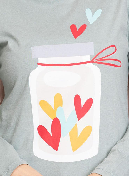 Aqua Foam Printed Long - Sleeve Design 49 - Khotwh